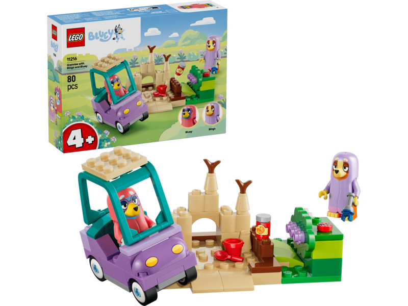 LEGO Bluey - Bingo, Bluey a babičky