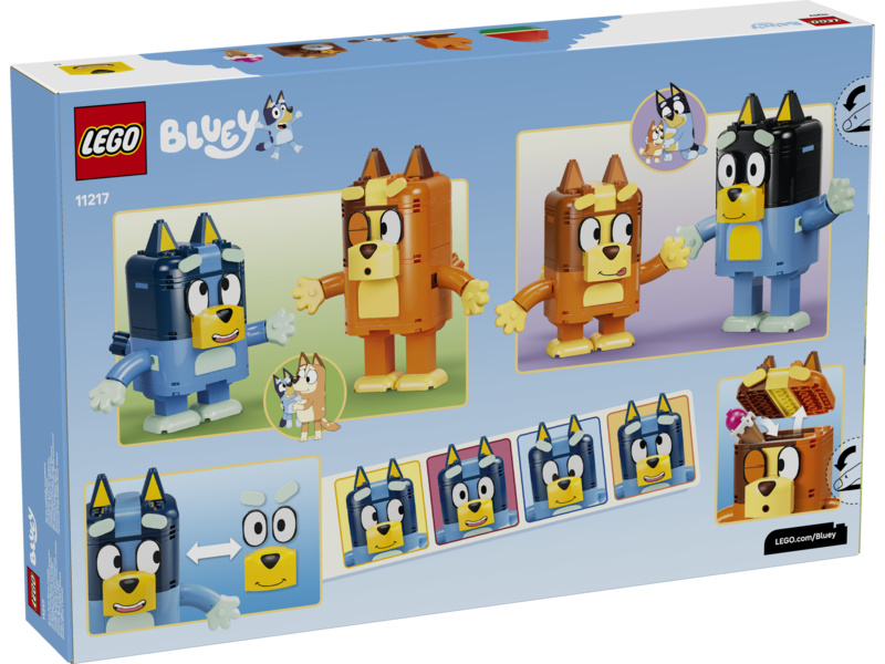 LEGO Bluey - Bluey a její rodinka z kostek
