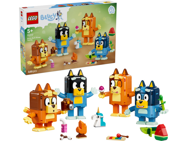 LEGO Bluey - Bluey a její rodinka z kostek