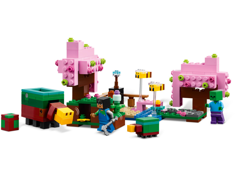 LEGO Minecraft - Zahrada s rozkvetlými třešněmi