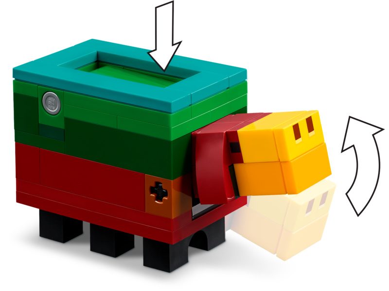 LEGO Minecraft - Zahrada s rozkvetlými třešněmi