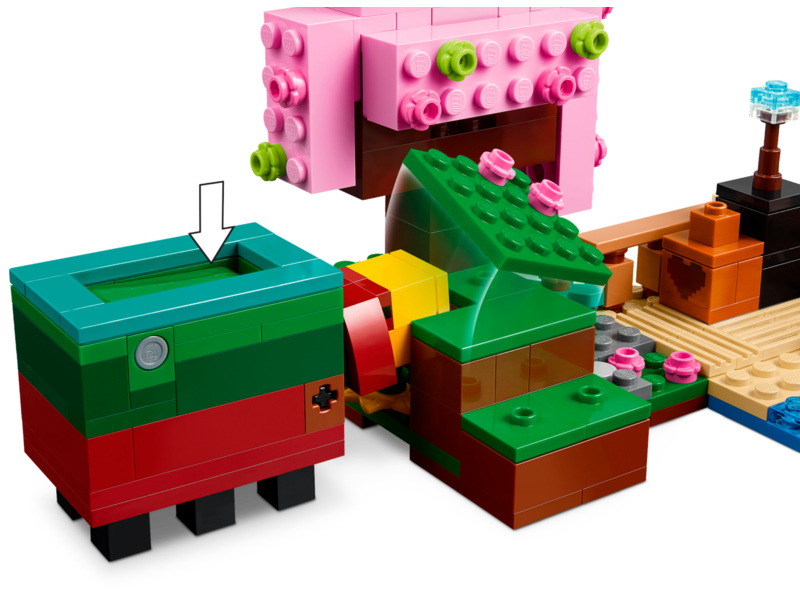 LEGO Minecraft - Zahrada s rozkvetlými třešněmi