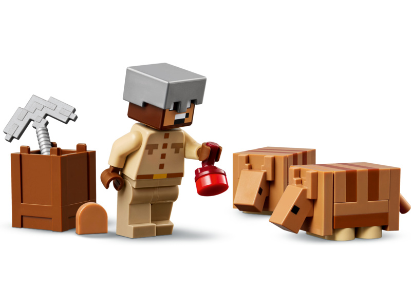 LEGO Minecraft - Výprava do dolu a pásovec