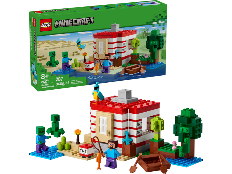 LEGO Minecraft - TNT dům v džungli