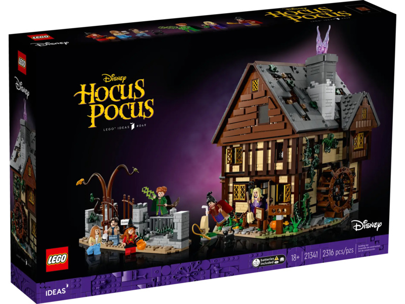 LEGO Ideas - Disney Hokus pokus: Chatka sester Sandersonových