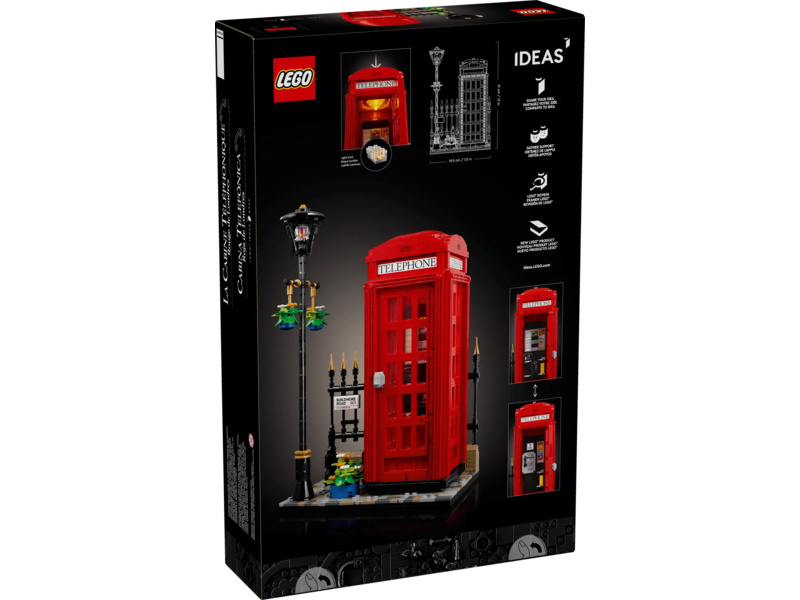 LEGO Ideas - Červená londýnská telefonní budka