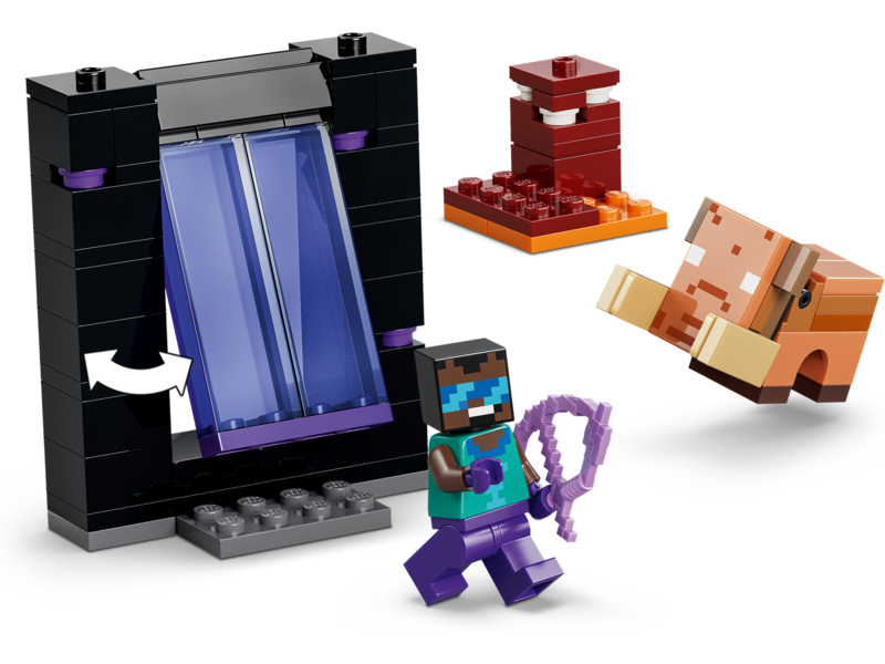 LEGO Minecraft - Cesta portálem do Netheru a Endu