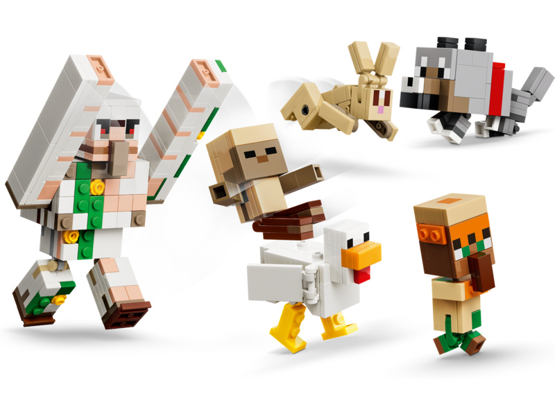 LEGO Minecraft - Kuřecí žokej a útok v poušti