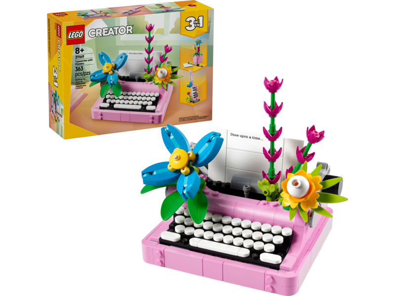 LEGO Creator - Psací stroj s květinami