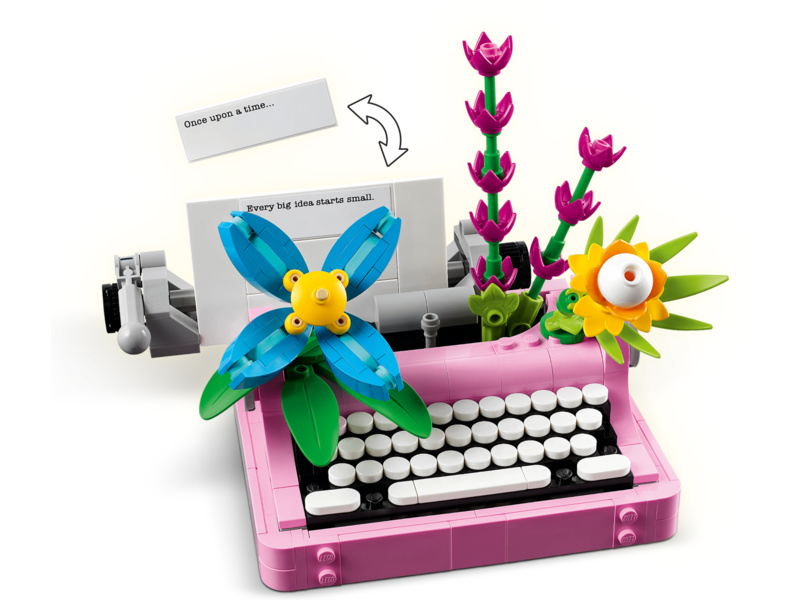 LEGO Creator - Psací stroj s květinami