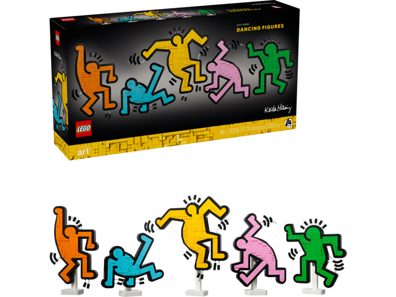 LEGO Art - Keith Haring – Tančící postavy