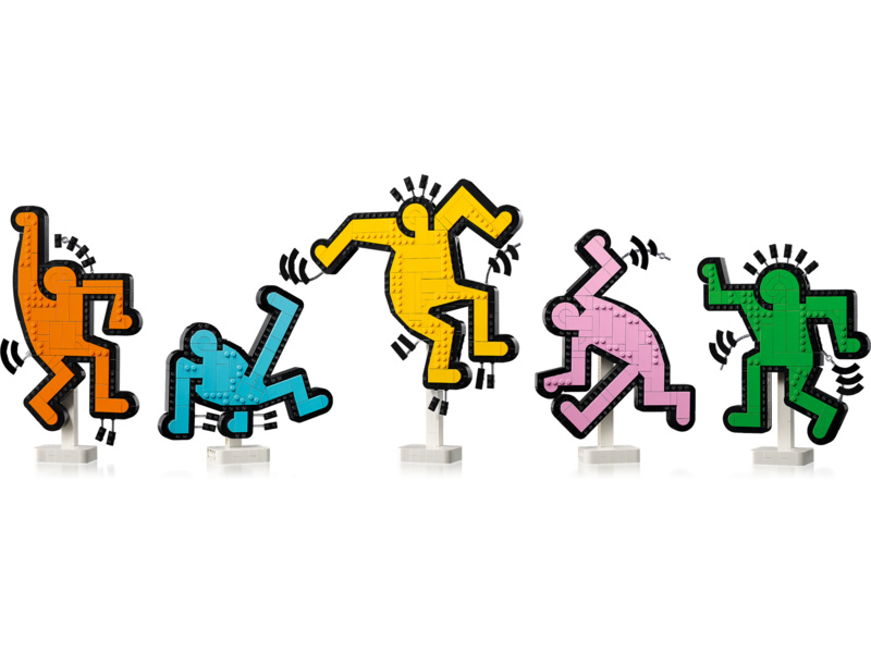 LEGO Art - Keith Haring – Tančící postavy