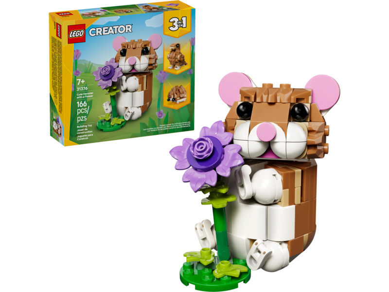 LEGO Creator - Roztomilý křeček s květinou