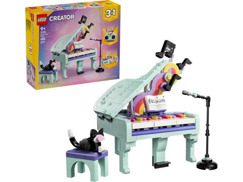 LEGO Creator - Hudební dekorace: Klavír s kočkou