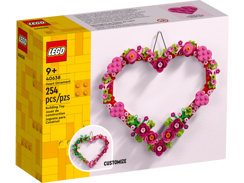 LEGO Iconic - Ozdoba ve tvaru srdce