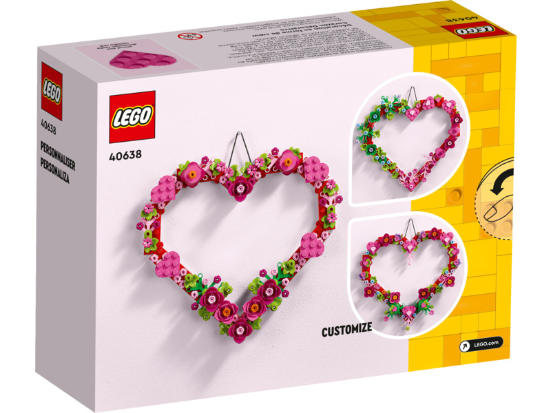 LEGO Iconic - Ozdoba ve tvaru srdce