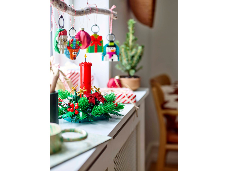 LEGO Iconic - Vánoční dekorace na stůl