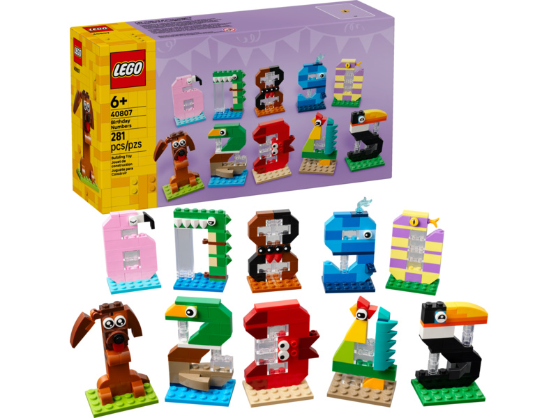 LEGO - Narozeninová čísla