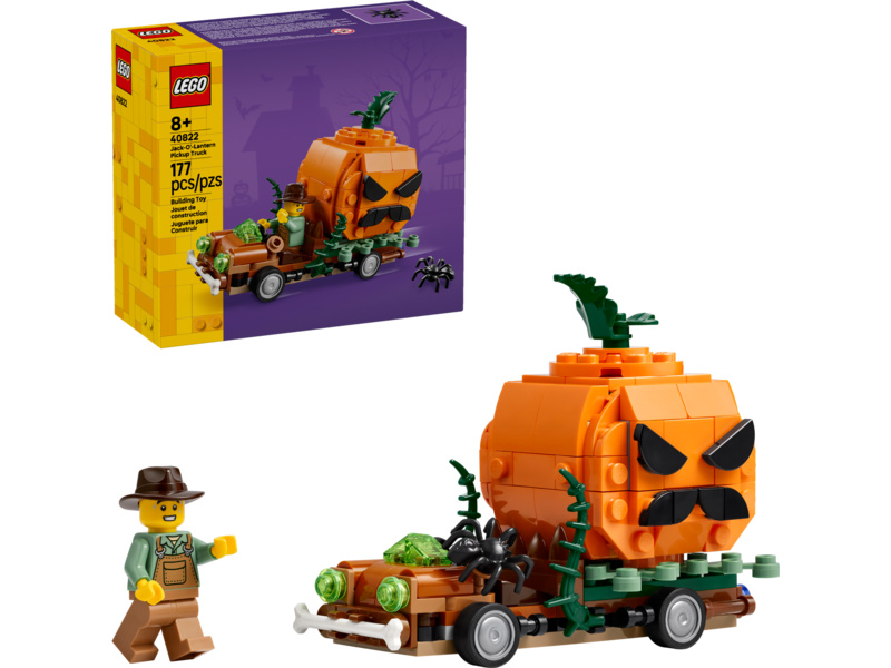 LEGO - Pick-up s halloweenskými dýněmi