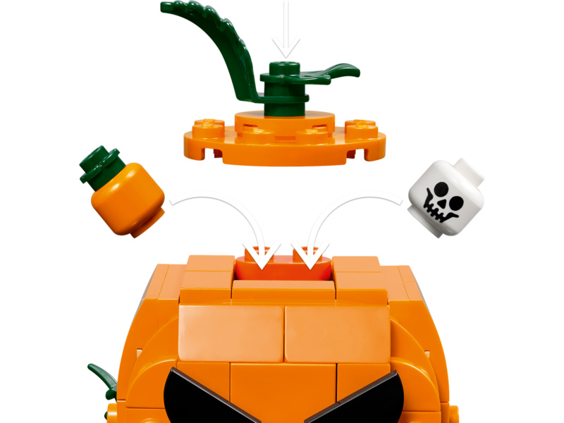 LEGO - Pick-up s halloweenskými dýněmi