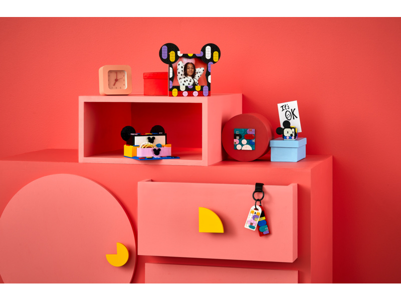 LEGO DOTS - Školní boxík Myšák Mickey a Myška Minnie