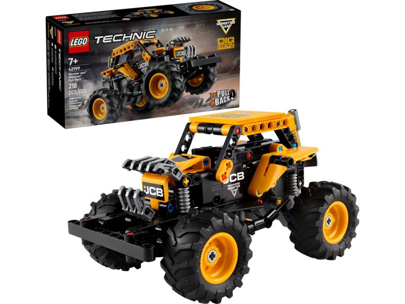 LEGO Technic - Monster Jam DIGatron s natahovacím motorem