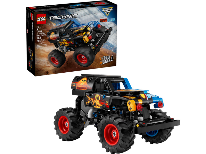 LEGO Technic - Monster Jam™ Grave Digger™ Oheň a led