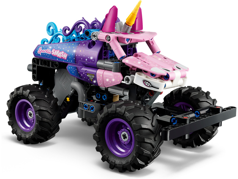 LEGO Technic - Monster Jam™ Sparkle Smash™ s natahovacím motorem