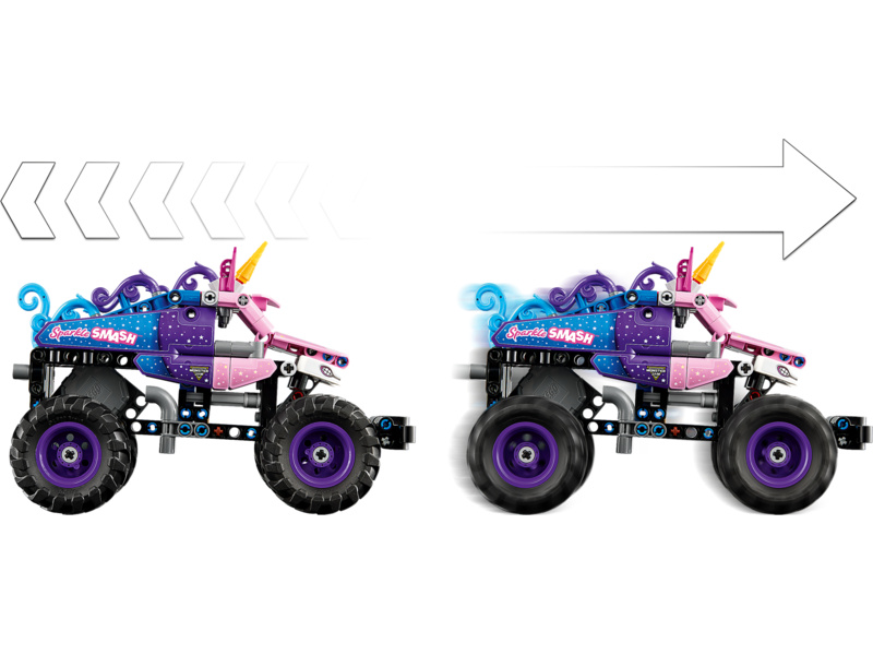 LEGO Technic - Monster Jam™ Sparkle Smash™ s natahovacím motorem