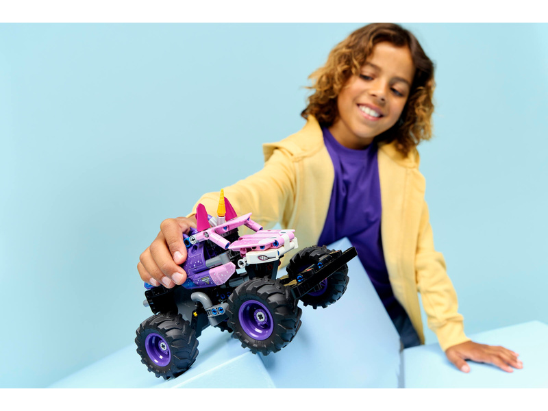 LEGO Technic - Monster Jam™ Sparkle Smash™ s natahovacím motorem