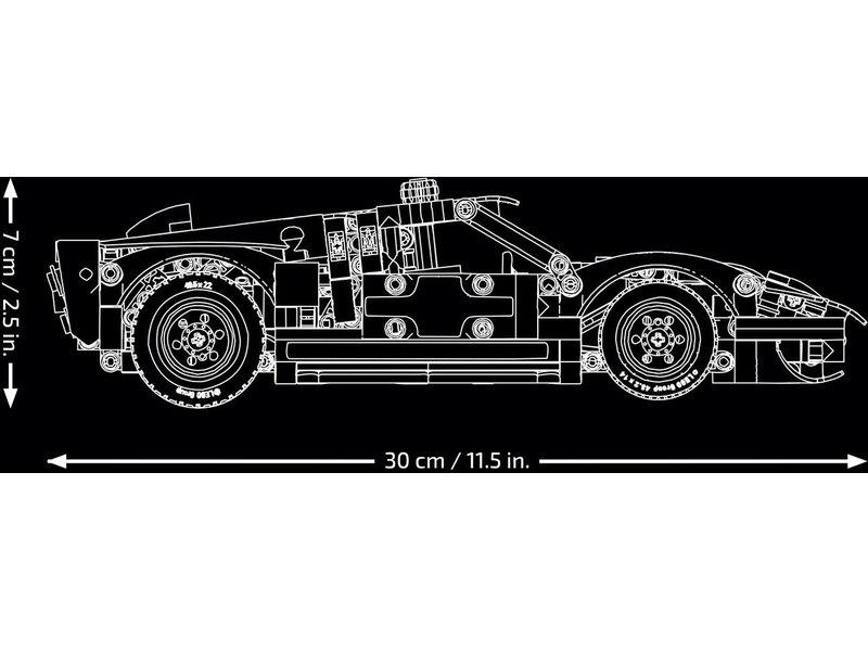 LEGO Technic - Závodní auto 1966 Ford GT40 MKII