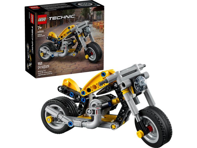 LEGO Technic - Žlutá motorka