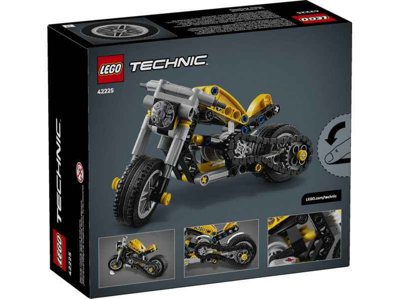 LEGO Technic - Žlutá motorka
