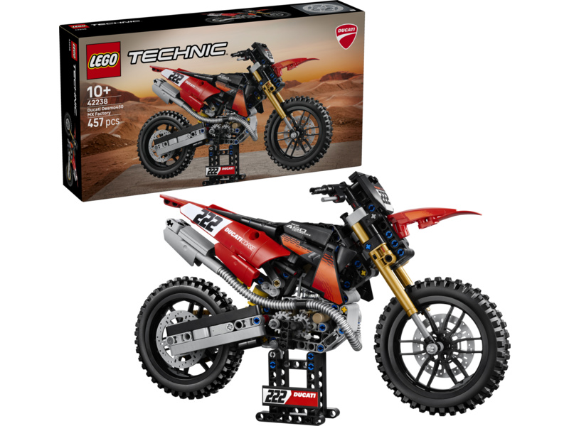 LEGO Technic - Motorka Ducati Desmo450 MX Factory