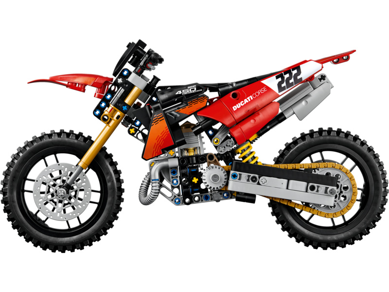 LEGO Technic - Motorka Ducati Desmo450 MX Factory