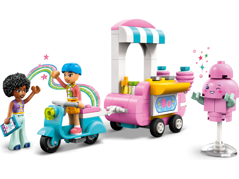 LEGO Friends - Stánek s cukrovou vatou a skútr