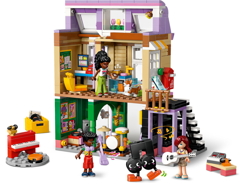 LEGO Friends - Obchod s hudebninami a byt