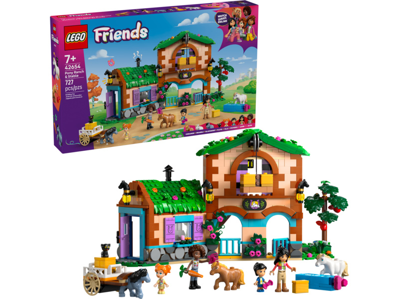 LEGO Friends - Ranč s poníky a stáj