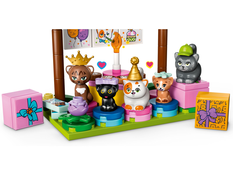 LEGO Friends - Kočičí narozeninová oslava a dům na stromě