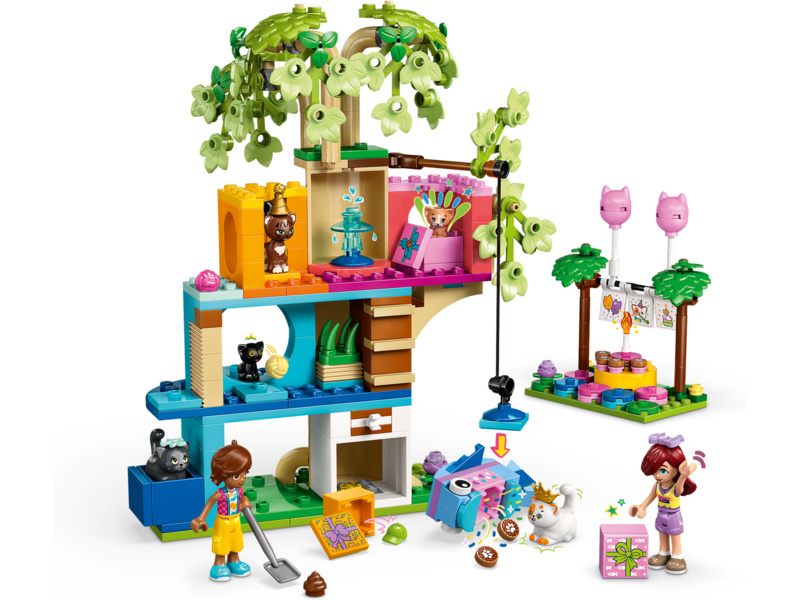 LEGO Friends - Kočičí narozeninová oslava a dům na stromě