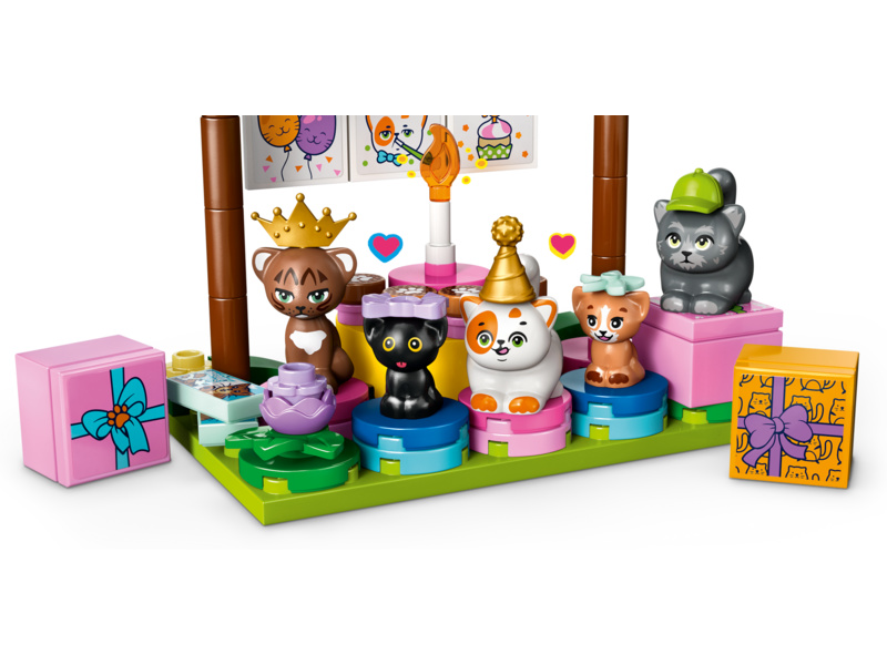LEGO Friends - Kočičí narozeninová oslava a dům na stromě