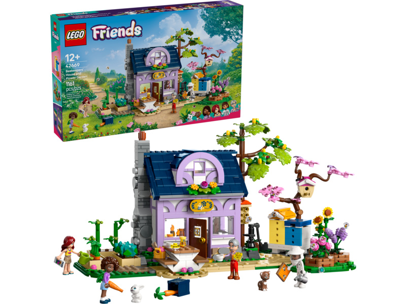 LEGO Friends - Dům včelařů a květinová zahrada