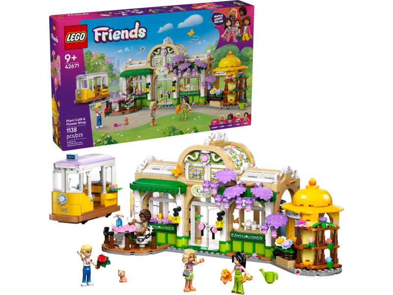 LEGO Friends - Kavárna plná rostlin a květinářství