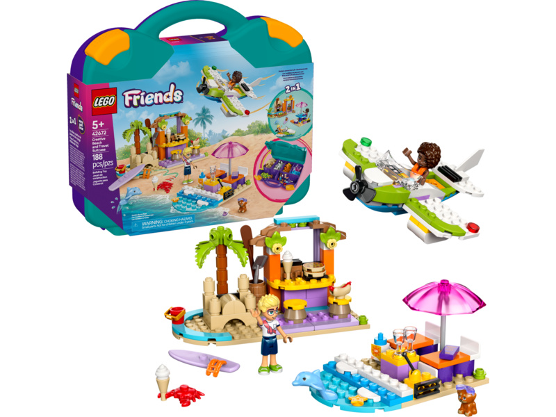 LEGO Friends - Kreativní plážový a cestovní kufřík