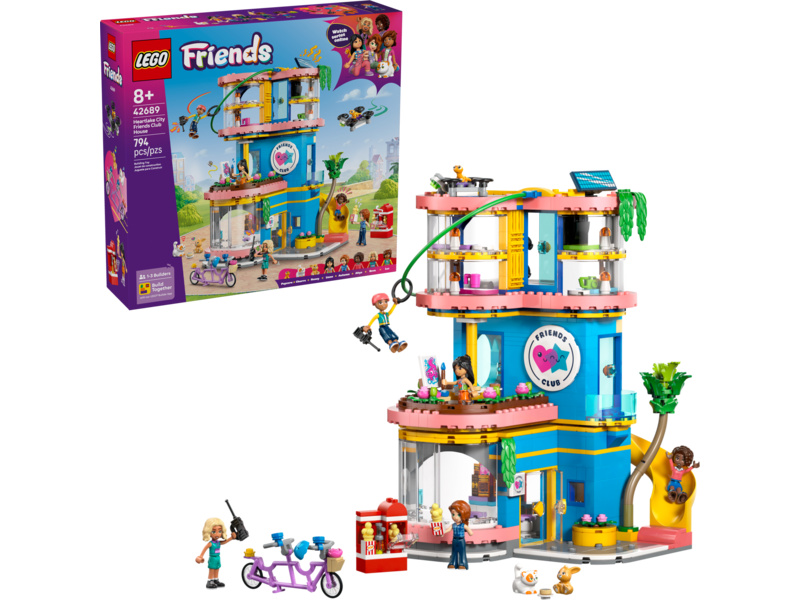 LEGO Friends - Klubovna pro kamarády v městečku Heartlake