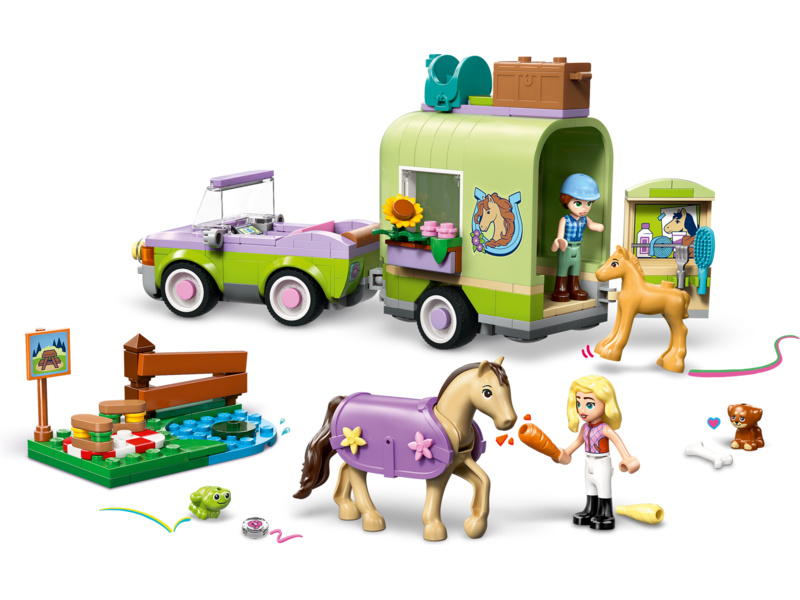 LEGO Friends - Přívěs s koněm a hříbětem