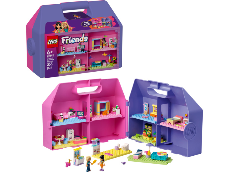 LEGO Friends - Kreativní kufřík a domek pro panenky