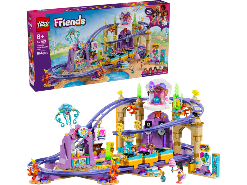 LEGO Friends - Jízda na horské dráze s mořskými pannami