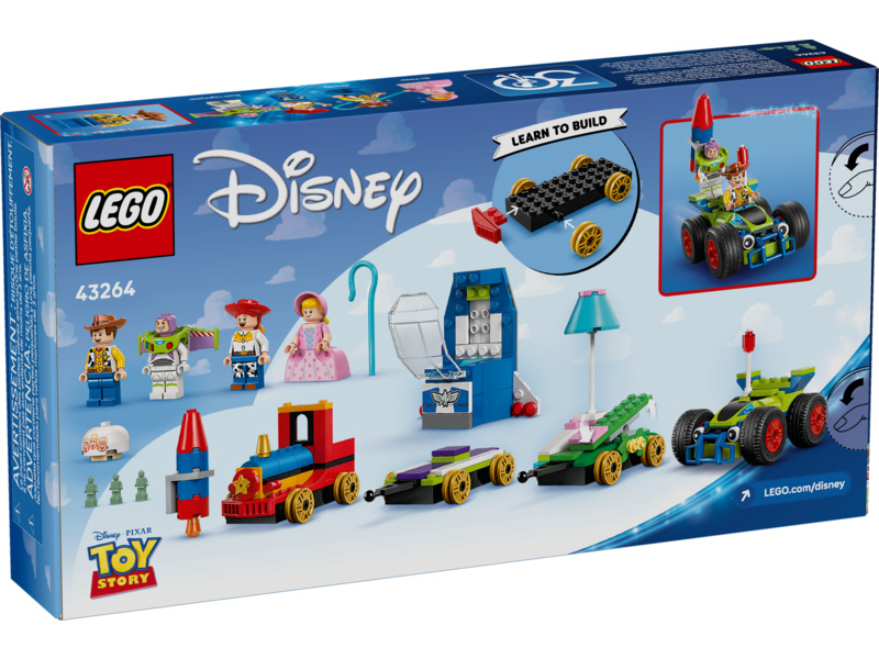 LEGO Disney - Slavnostní vláček a Autíčko z Příběhu hraček