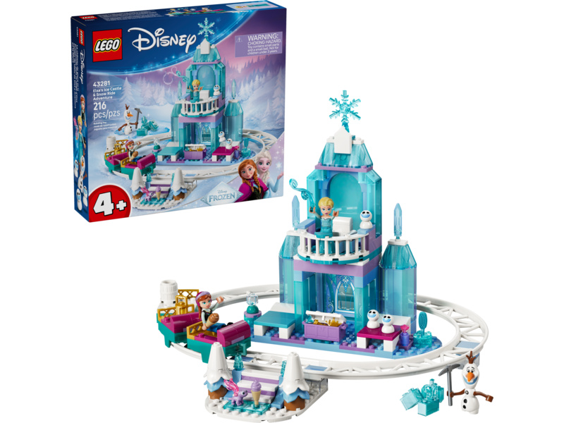 LEGO Disney - Elsin ledový palác a jízda na sněhu